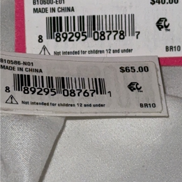 Betsey Johnson Pink and White Ballerina Earrings and Necklace - Picture 8 of 8